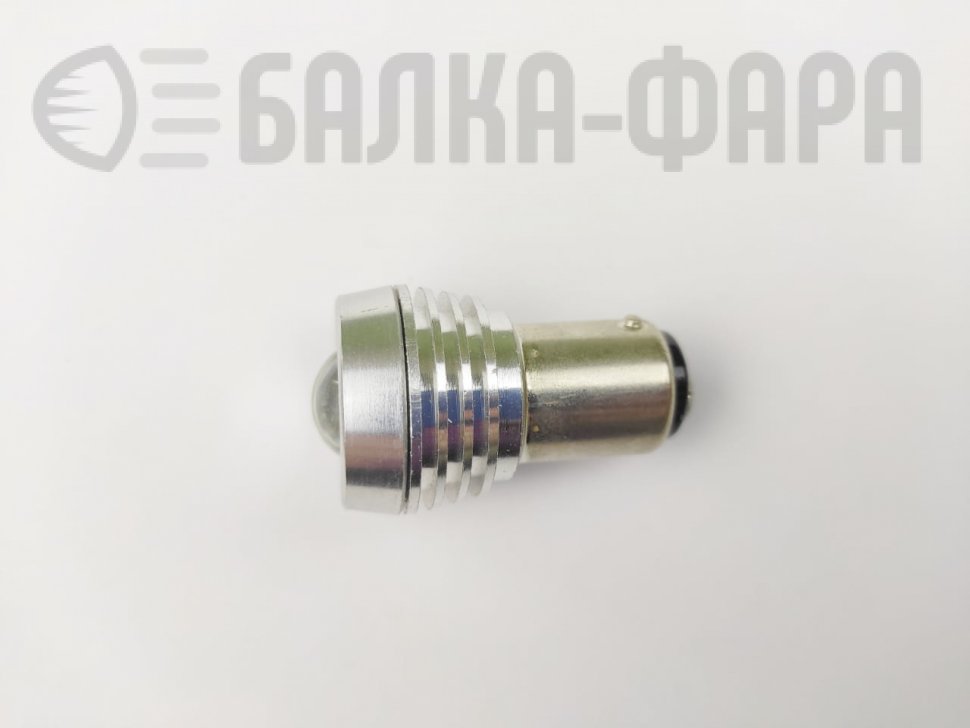 С/д 1157-3w линза  silver